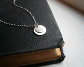 Tiny Silver Layered Dots Necklace in Sterling Silver - Great Gift, Dainty Everyday Necklace