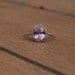 2.2ct oval lavender  peach champagne sapphire in 14k rose gold diamond ring-on hold