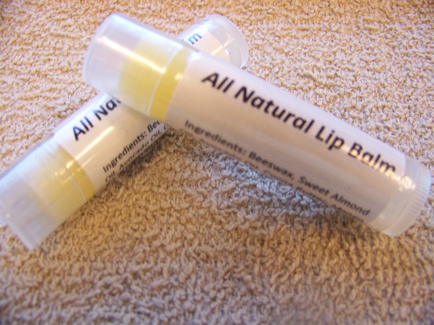 All Natural Peppermint Lip Balm .15 oz