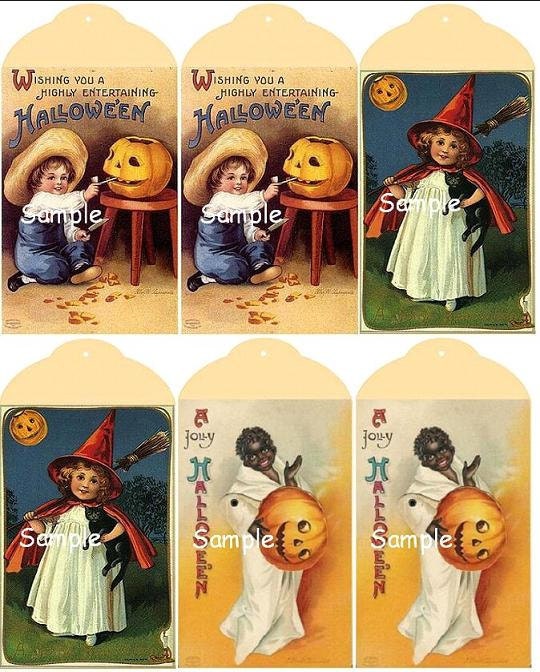 Halloween E-Tag Assortment I - Free Shipping
