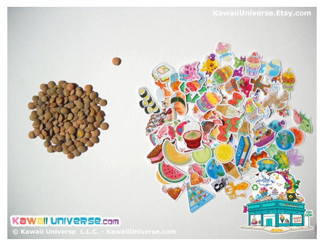 Kawaii Itsy Bitsy Vinyl Stickers - Blind Pop Pack of 20