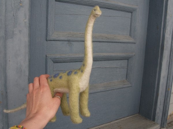 Large Needle Felted Dinosaur