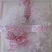 welcome baby- feather wreath
