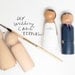 The Original DIY Wedding Cake Topper Kit with Extra Couple // Do-It-Yourself // Fair Trade Wooden Dolls