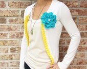 Mini Sugar Beet Flower Pin - Pick your Color--ON SALE