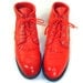 vintage 80's RED leather lace up oxford ankle boots 8 / 8.5
