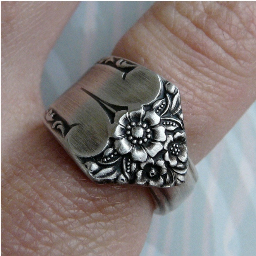 Spoon Ring Starlight Pattern 1950