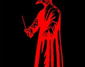 Creepy Plague Doctor Bird Mask Shirt - S M L XL - Two Color Choices