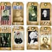 2 Patriotic Collage Tags Email Sheets PDF - images americana flag collage washington old photos u print