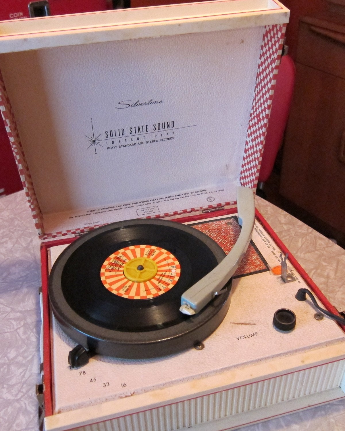 Vintage Portable Turntable