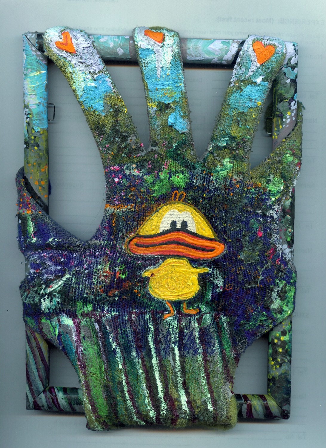 Duck, Duck, Glove Painting