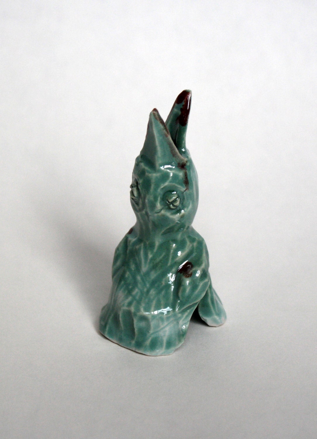 Turquoise Zombie Pie Bird