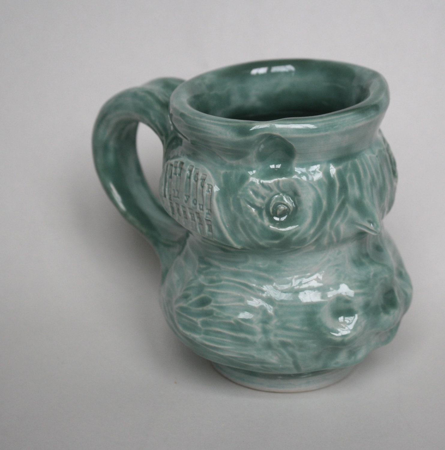CALL YOUR MOTHER Sea Foam Owl Mug