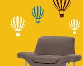 Hot Air Balloon Set - Vinyl Wall Art