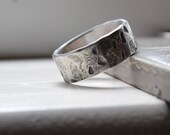 Industrial Fashion Distressed Mens Ring
