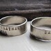 14k White Gold Duck Band Ring Set