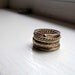 Gold Stacking Rings Five Pieces