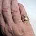 Gold Stacking Rings Five Pieces