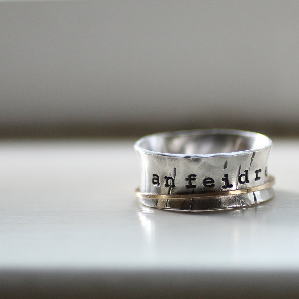 Global Infinity Sterling Spinner Ring