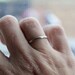 14k Gold Hammered Stackable Ring