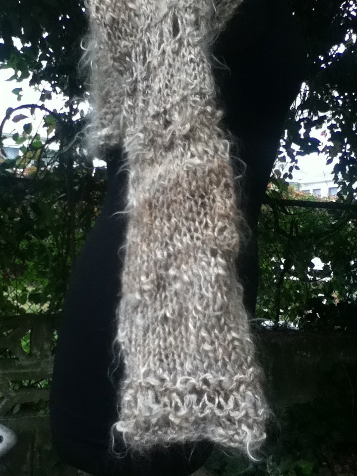 Butterfly Lace Shrug - PDF Knitting Pattern for handspun yarn - US 10/11 (6 - 8 mm)