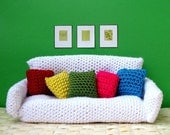 Sofa Bed with Cushions Amigurumi - CROCHET PDF PATTERN