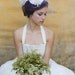Weddings, Ivory Birdcage Veil, Bridal Hat, Feather Fascinator, Silver Screen Star, Batcakes Couture