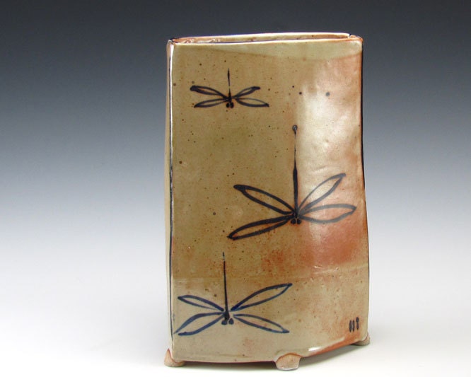 Dragonfly Envelope Vase