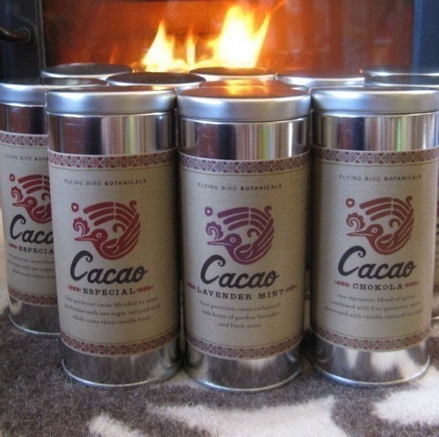 cacao chokola... hot drinking chocolate made with 100% organic, natural fair trade ingredients