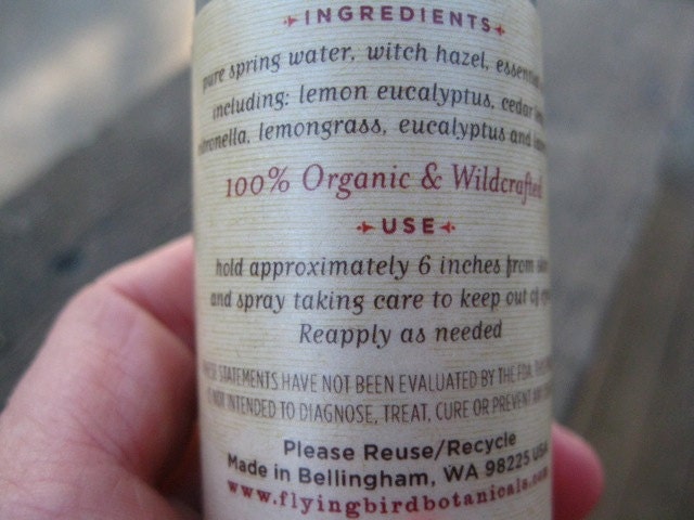 bugger off...organic natural bug repellent spray. made with an essential oil blend to keep bugs off