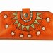 Wallet Leather - Sunny Orange