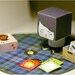 Sad Mona and her record collection - DIY paper craft 3D doll scene