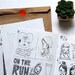 SLEEP WALKING - Zine, A5, 20 pages, colour cover by Mel Stringer - comic diary journal