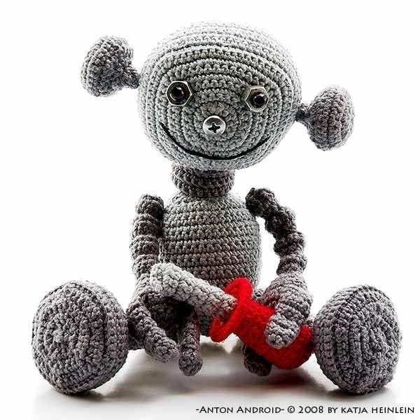 robot Anton Android , PDF Pattern 