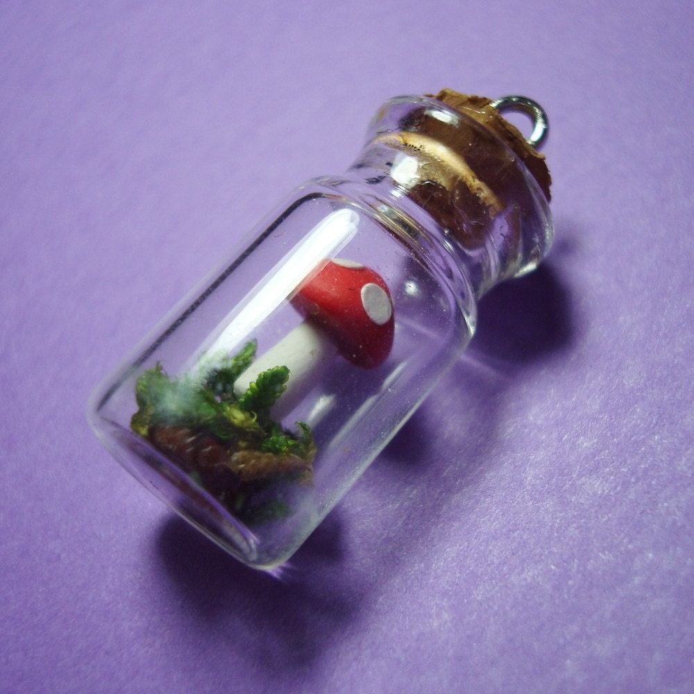 Enchanted Forest In A Jar Pendant