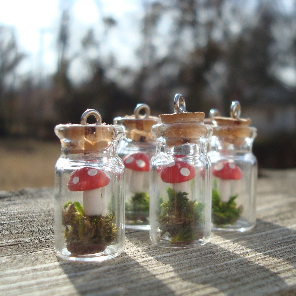 Enchanted Forest In A Jar Pendant