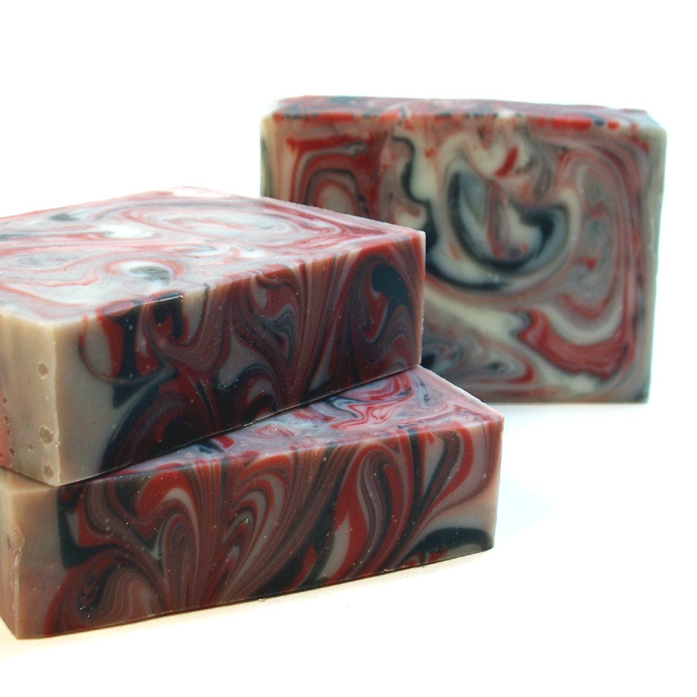 Raspberry Vanilla Olive Oil Soap - See this being made on YouTube