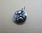 bee beso sterling silver charm