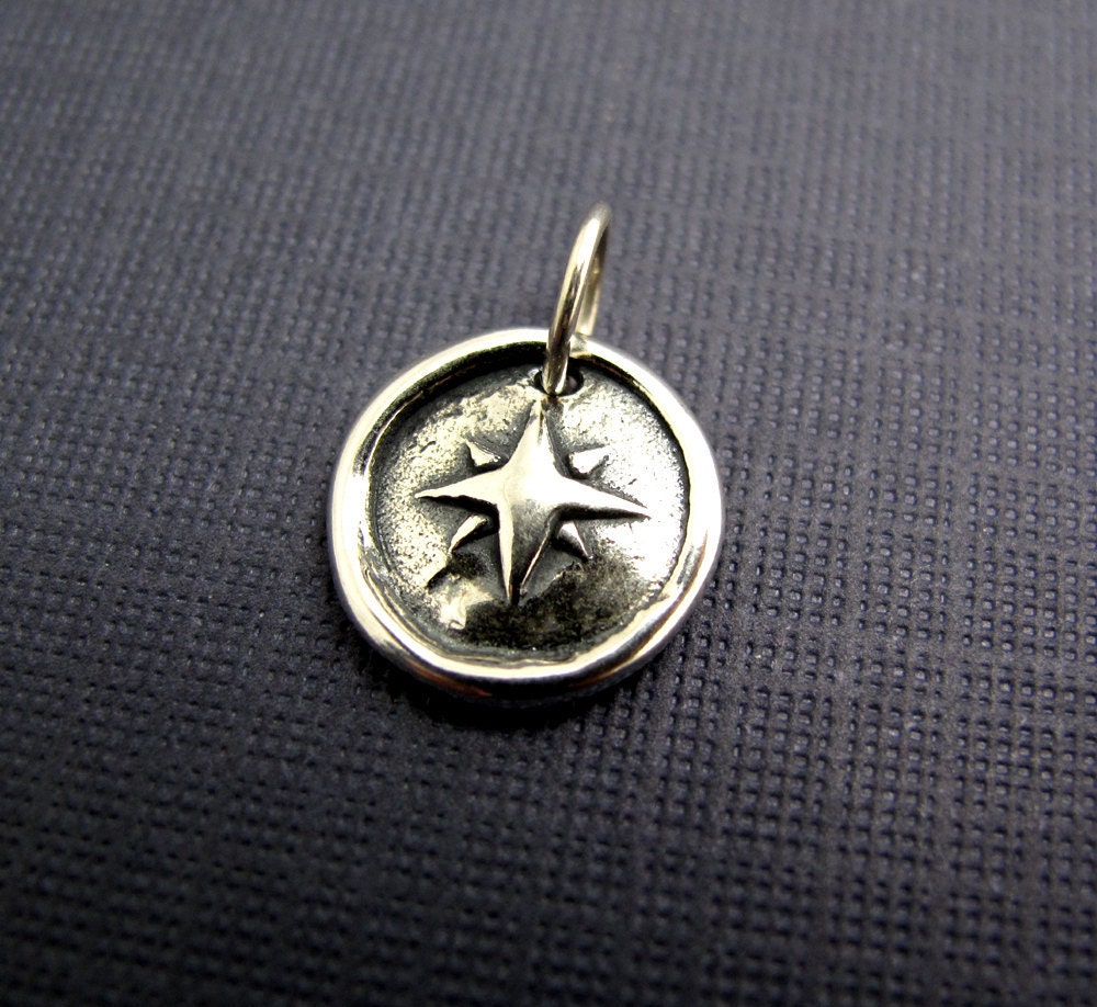 silent night sterling silver midnight star charm