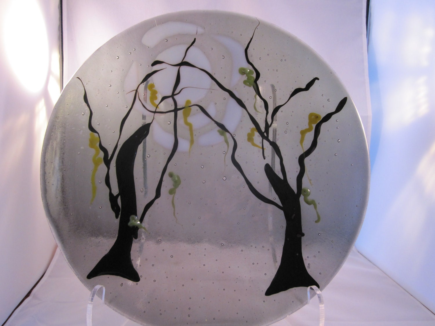 Charleston fused glass bowl