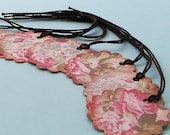Dragonflly Gift Tags Shabby Chic Set of 6