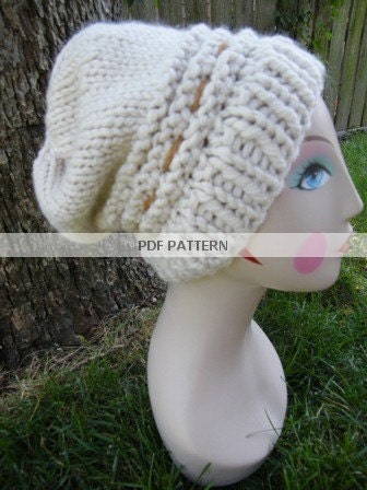 PATTERN ONLY  Roxy's Slouch Hat on sale