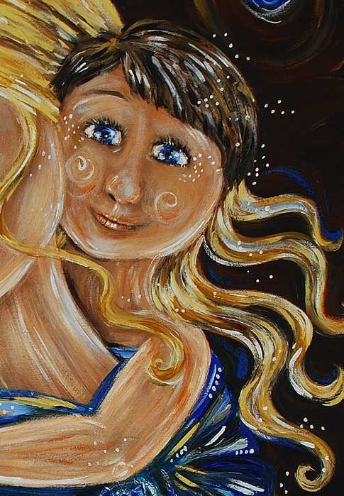 mother and child babywearing art print - Wrapped In Sunshine - archival signed 12x12 motherhood print