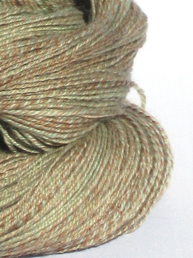 Snowy Pines- 3.51 ounces Handspun, Handpainted Fingering Weight Weight  Yarn 382 yards