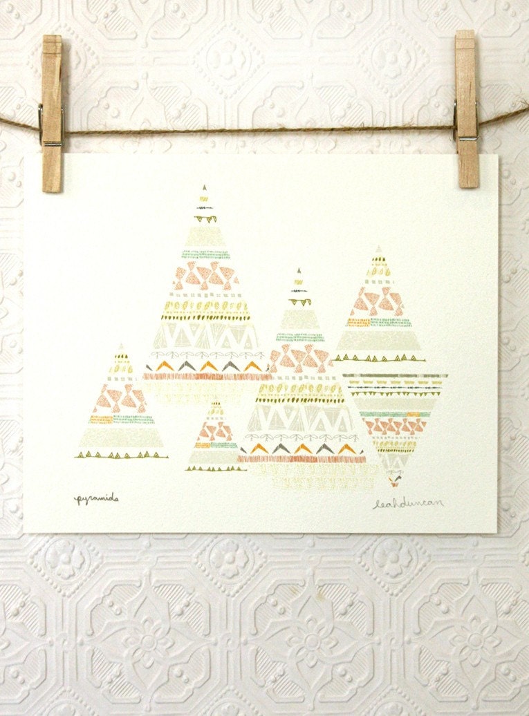 Pyramids Print 8 x 10