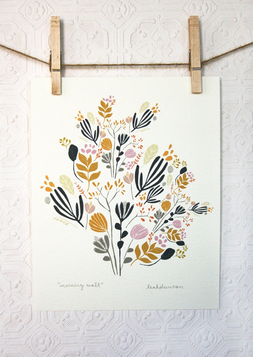Morning Walk Print 8 x 10
