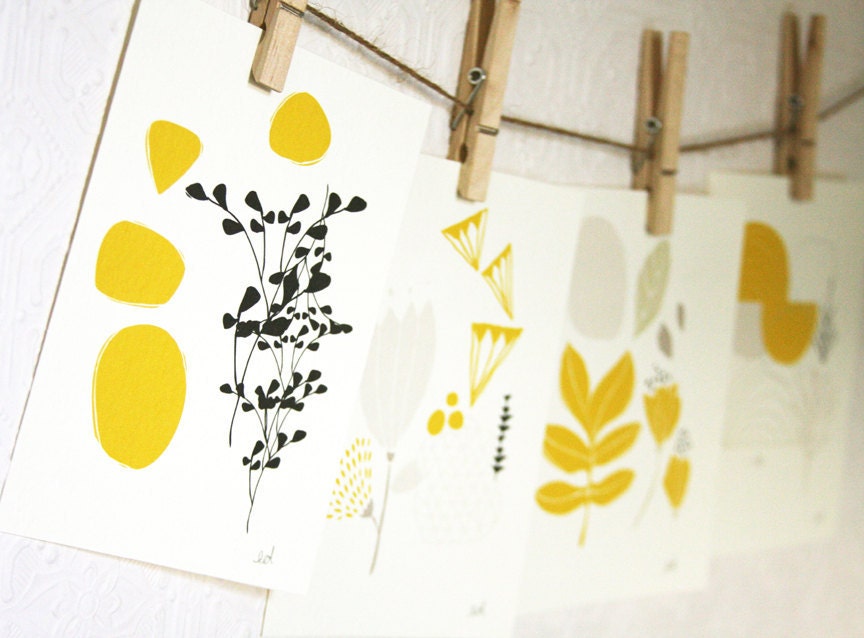 Seasons Print Set of Four 5 x 7