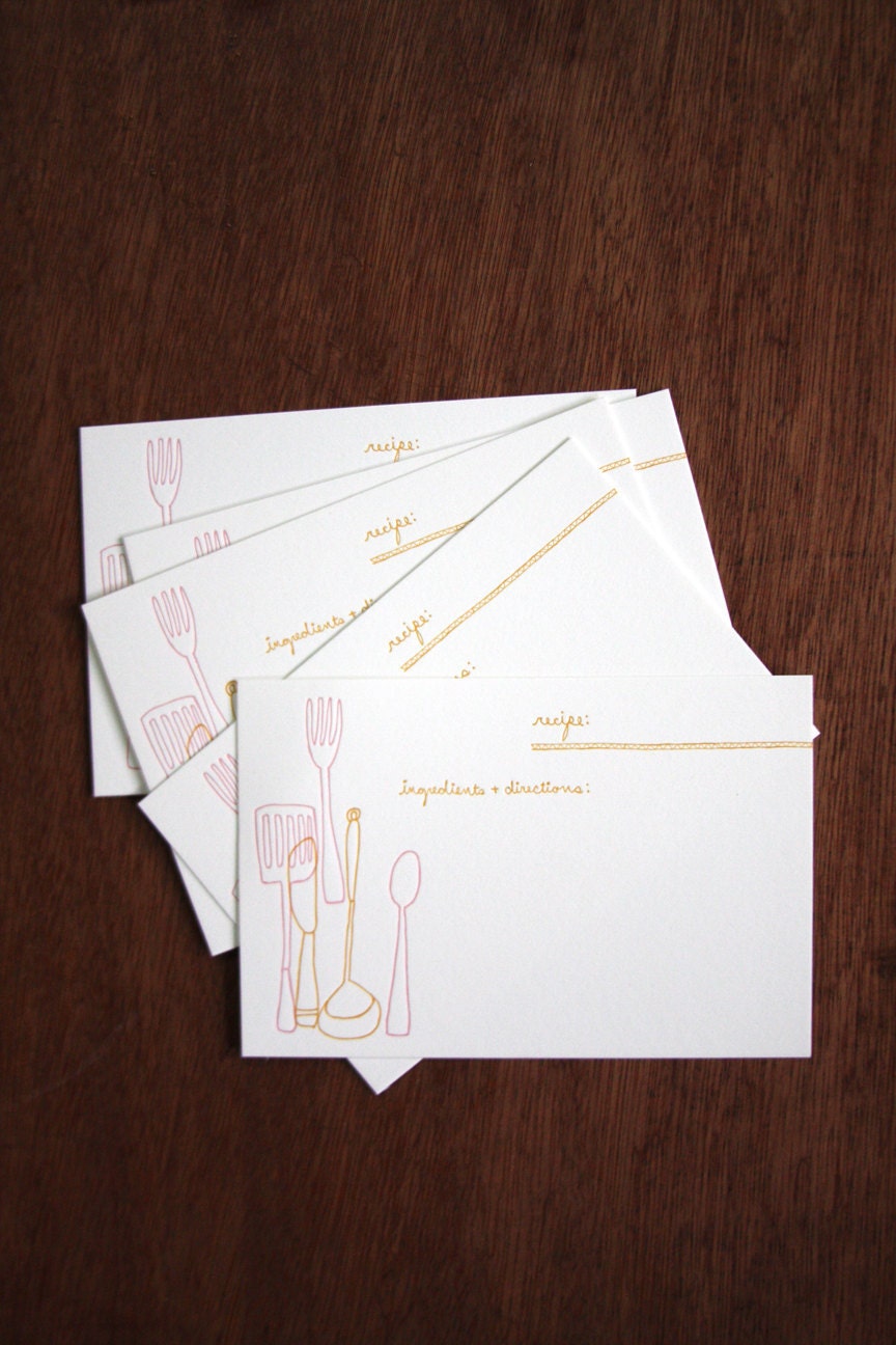 Studio SloMo & Leah Duncan Recipe Cards / Tea Towel Set