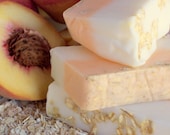 Country Chunky Peachy Keen Soap - Juicy Ripe Summer Peaches, Yogurt Oatmeal Soap