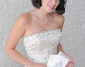 White Bridal Clutch - The Christine Clutch in white satin, wedding big bow bag, bride purse